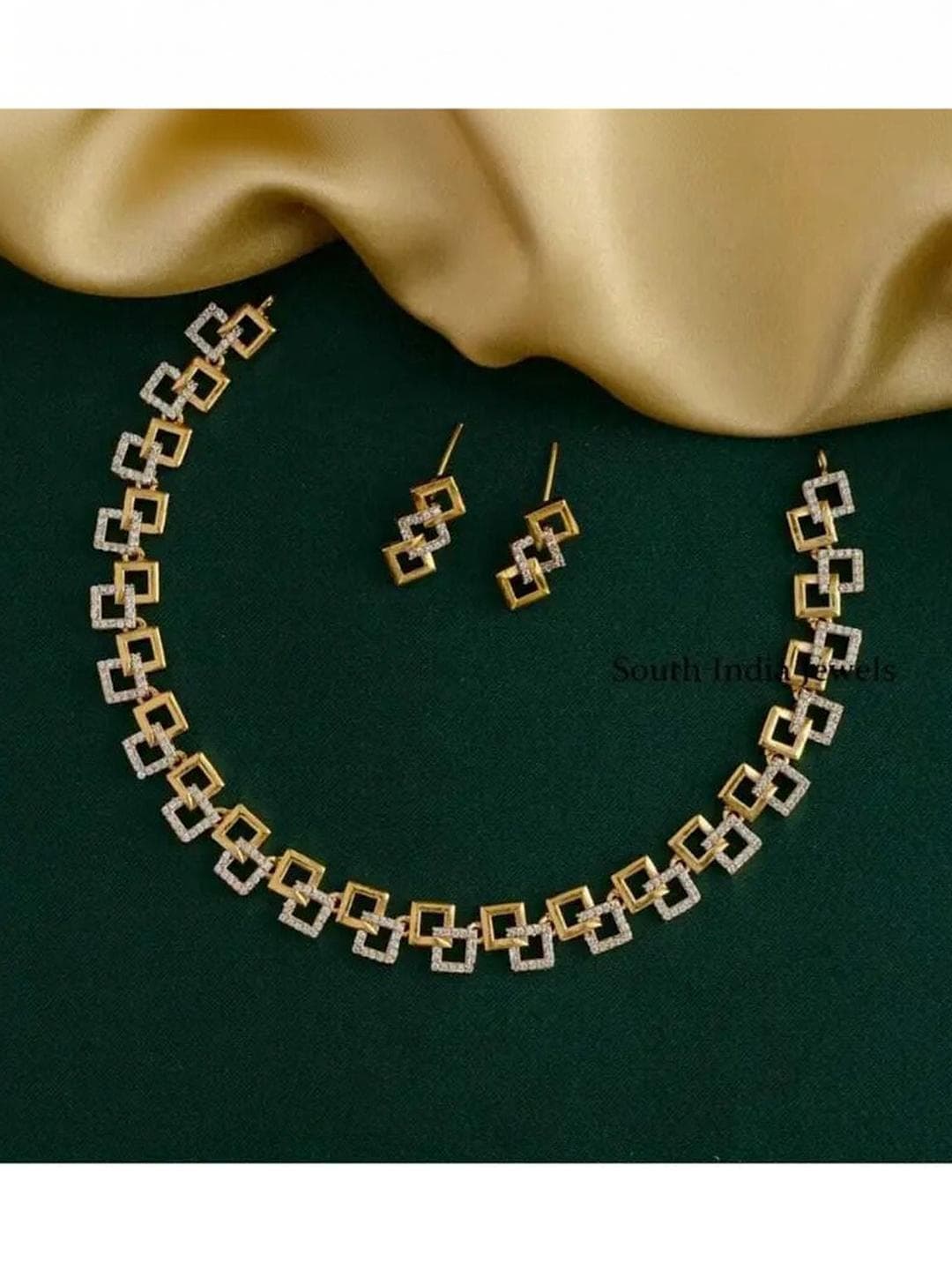 Buy DIVASTRI American Diamond Stone Studded Jewellery Set - - Accessories for Women