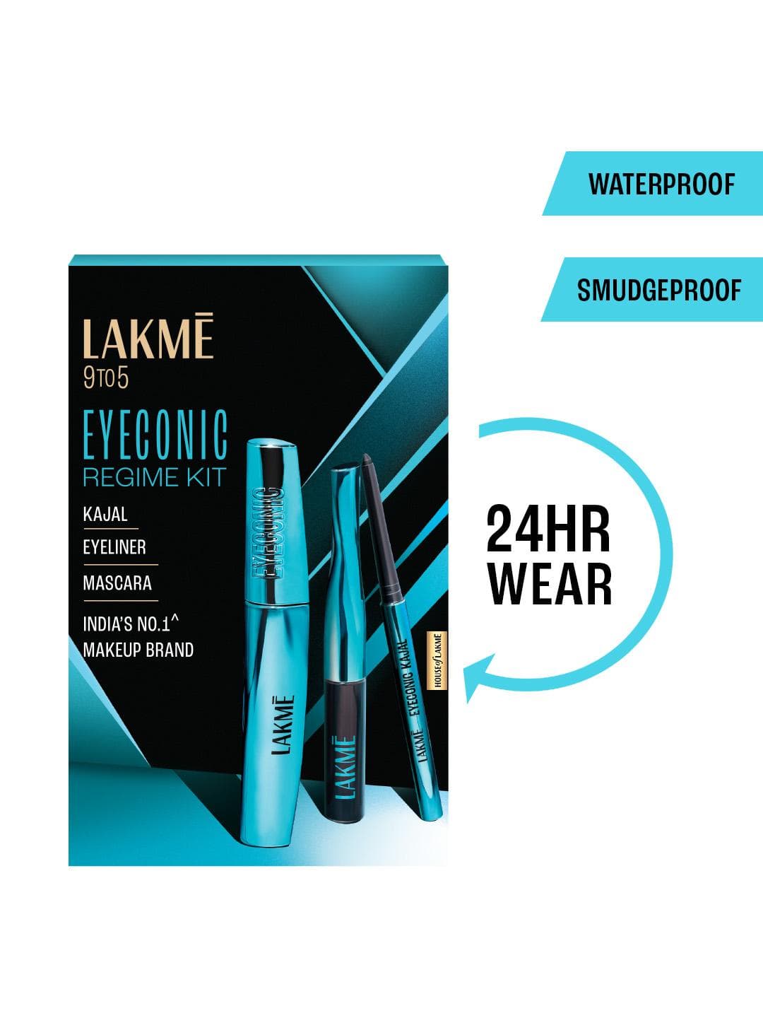 Buy Lakme 9To5 Waterproof & Smudgeproof Eyeconic Regime Kit - - Personal Care for Women
