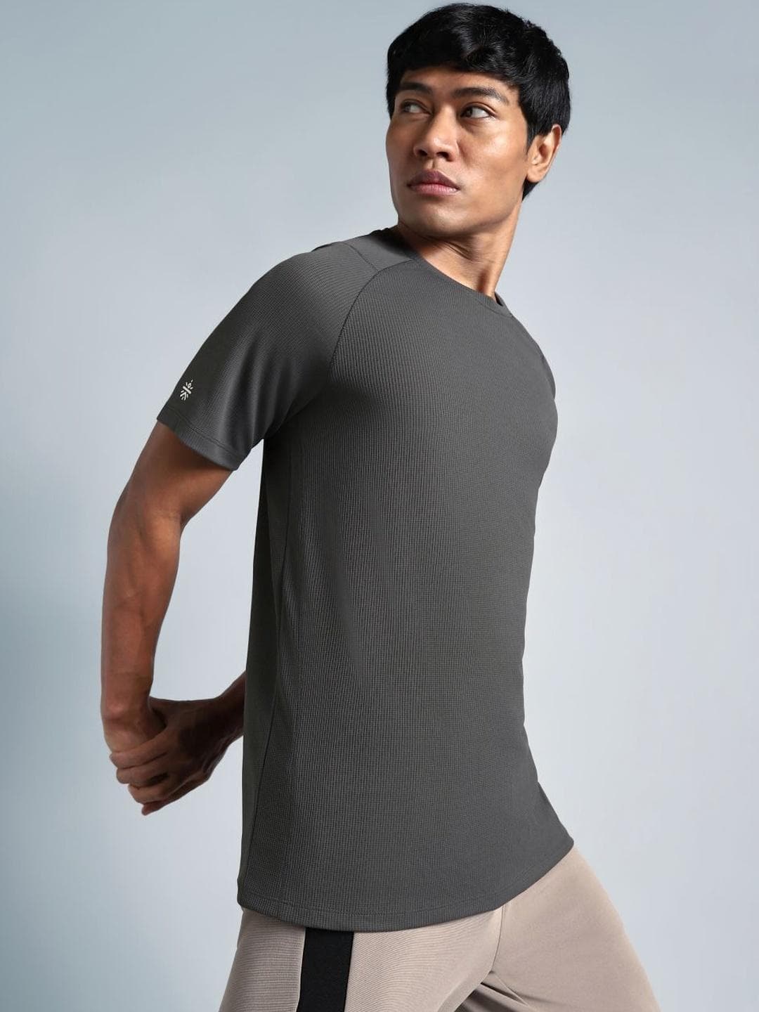 CULT Men's Dark Grey All Format Training T-shirt