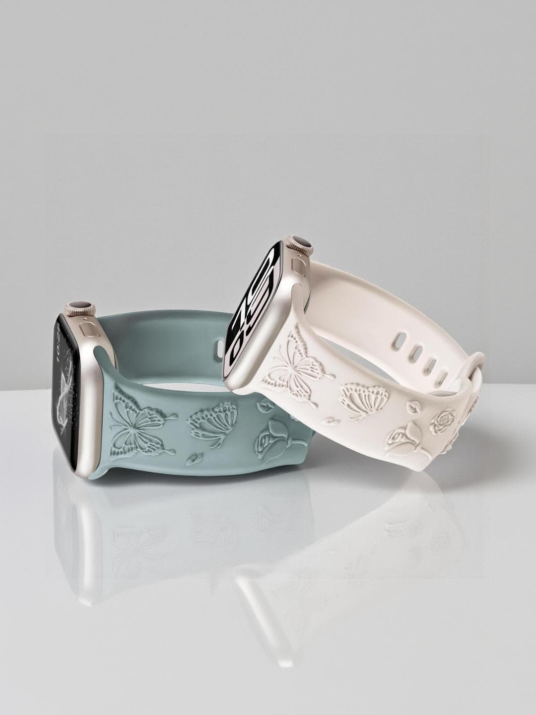 LORENZ Floral 3D Pattern Apple Watch Strap