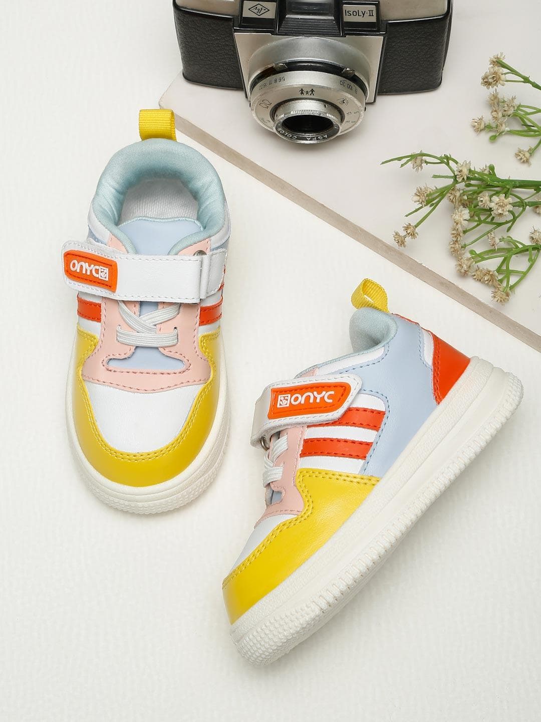 ONYC Kids Comfortable & Lightweight Lace-Free Sneakers