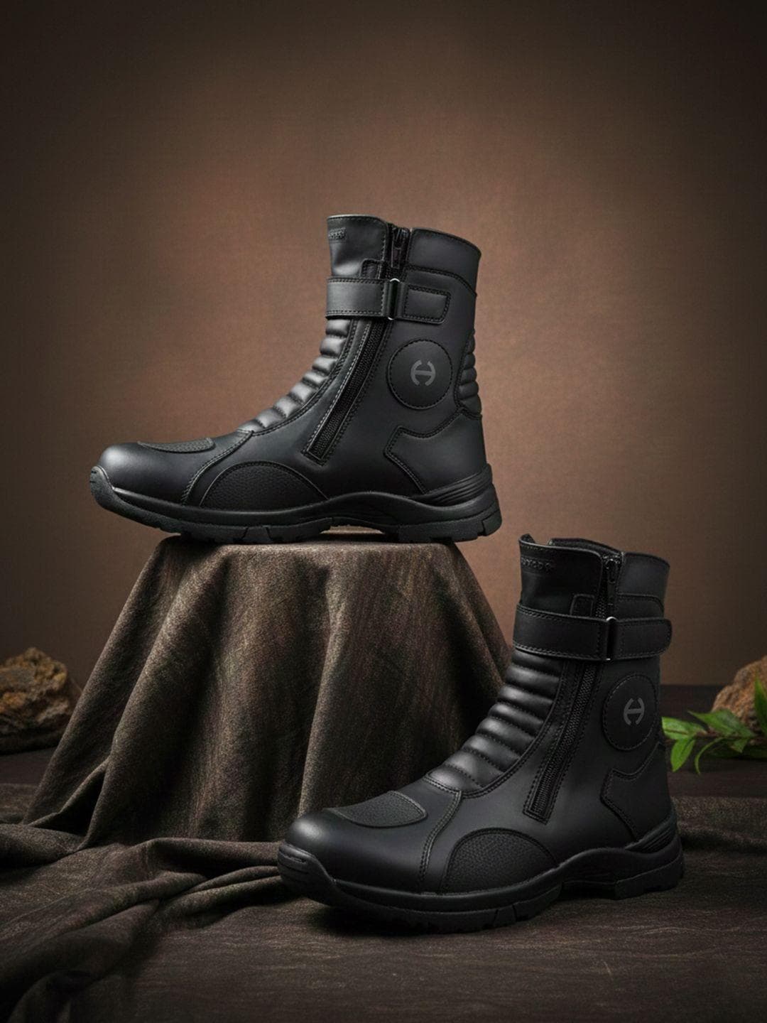 Buy Liberty Men Round Toe Velcro Boots - - Footwear for Men