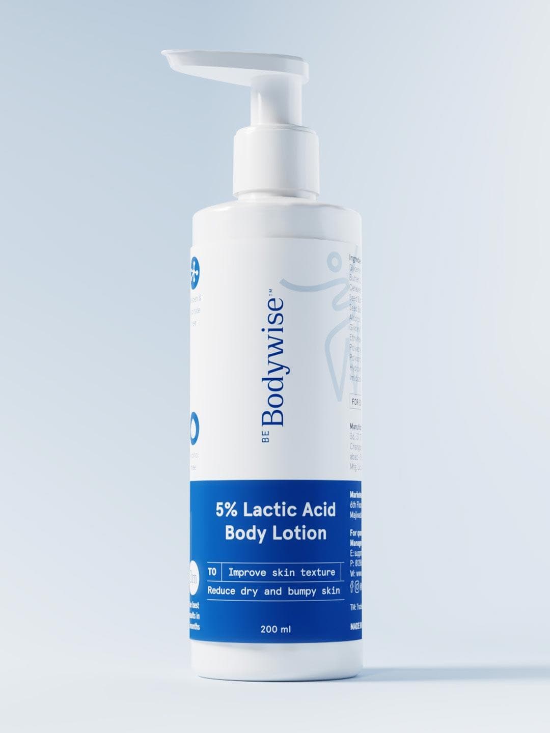 Buy Be Bodywise 5% Lactic Acid Body Lotion For Improving Skin Texture & Skin Nourishment 200 Ml - - Personal Care for Women