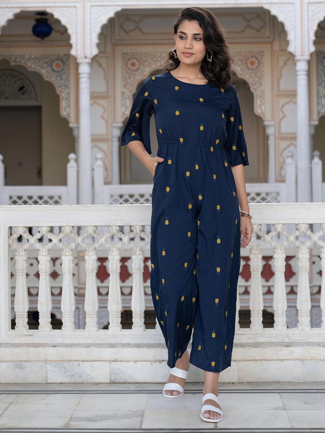 Juniper Printed Basic Jumpsuit