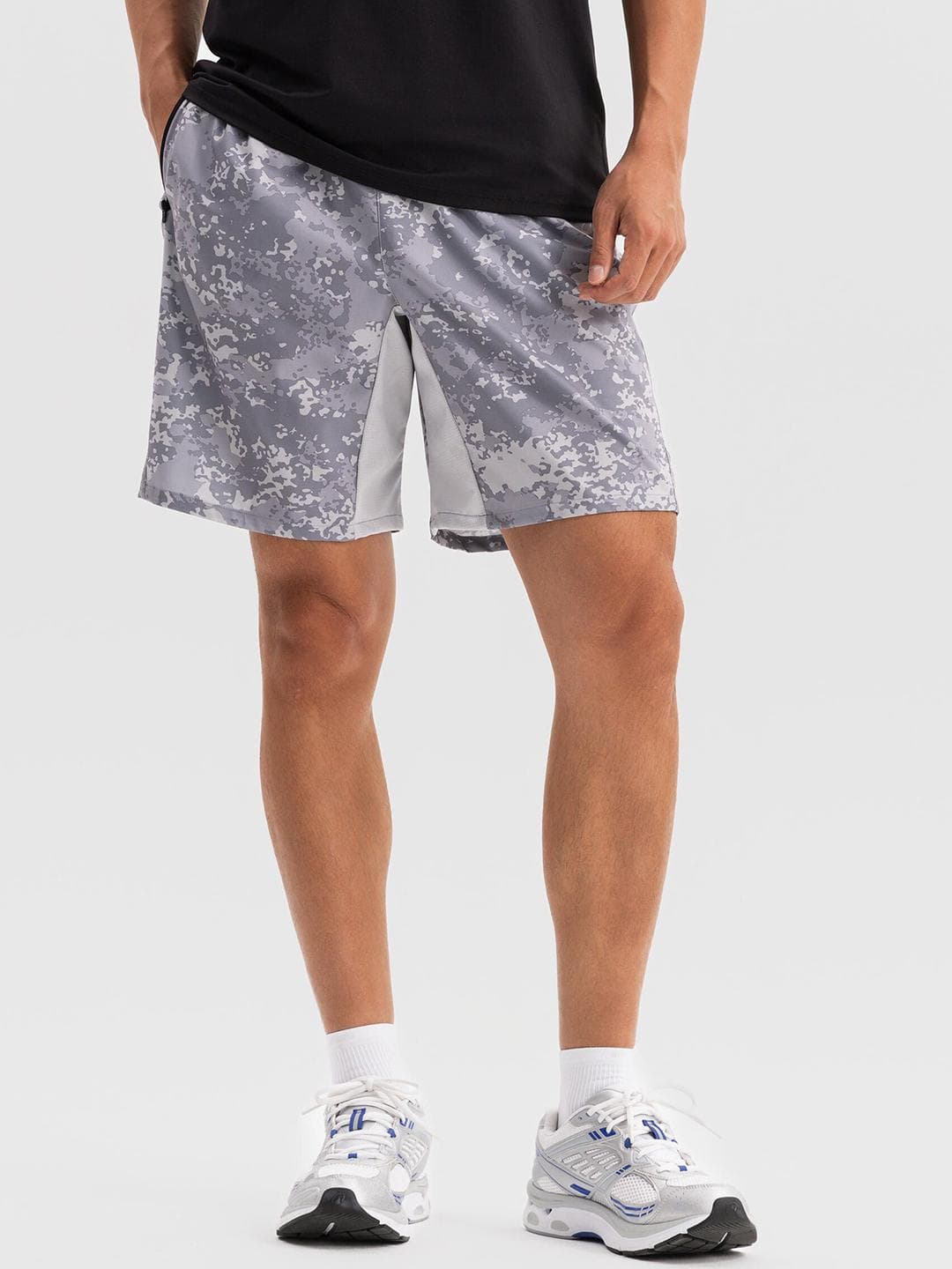 Decathlon Domyos - Men Grey Ct 120 M Quick Dry Gym Shorts