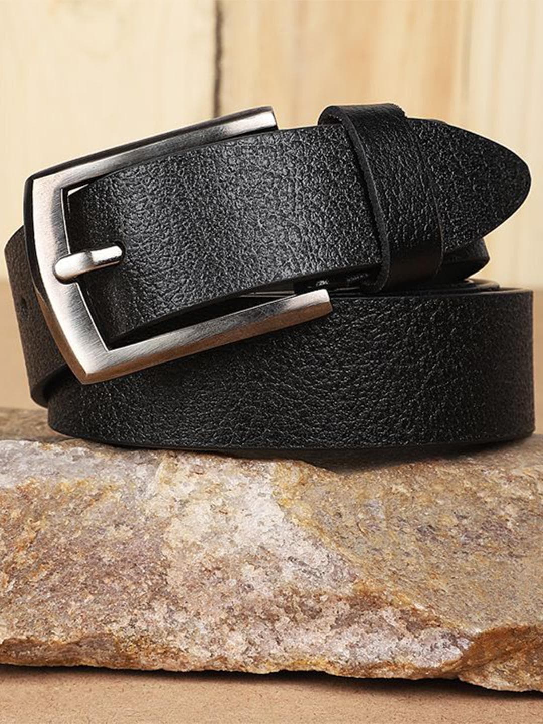 WROGN Men Braided Leather Formal Belt