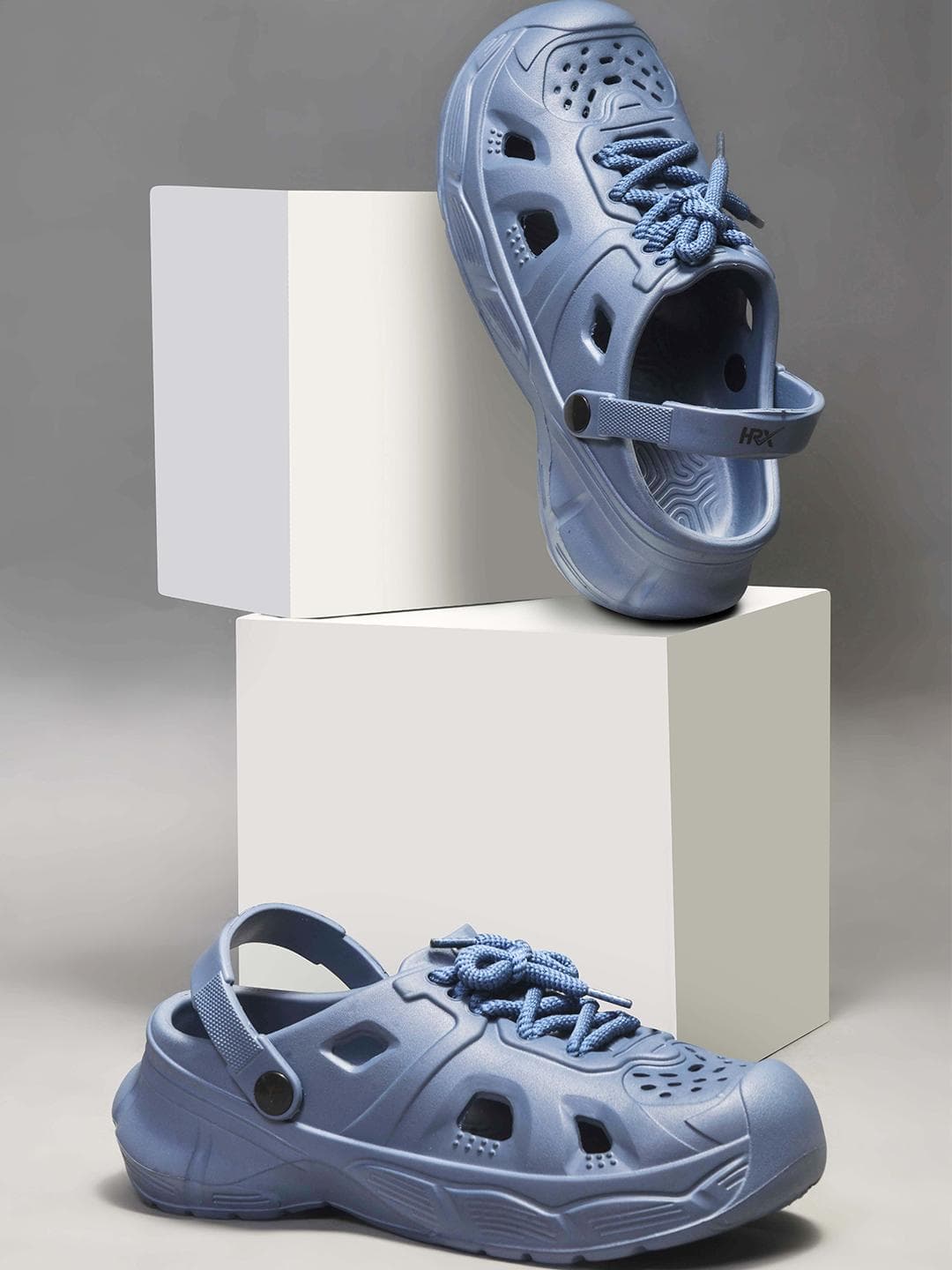 HRX by Hrithik Roshan Men Lace-Up Detailed Clogs