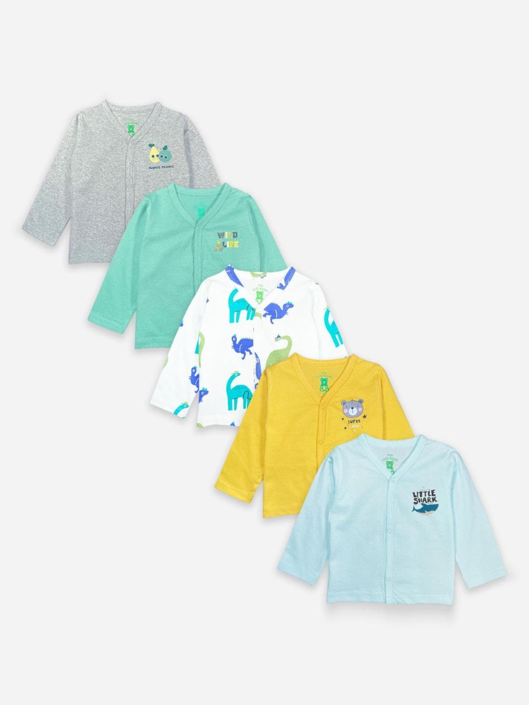 YUV Kids 5 Printed Applique T-shirt