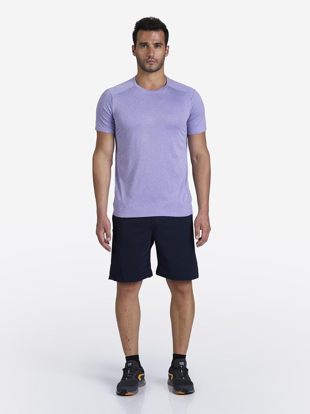 Decathlon Domyos - Men Lavender Purple TS 100 Stretchable Cardio Training T-Shirt