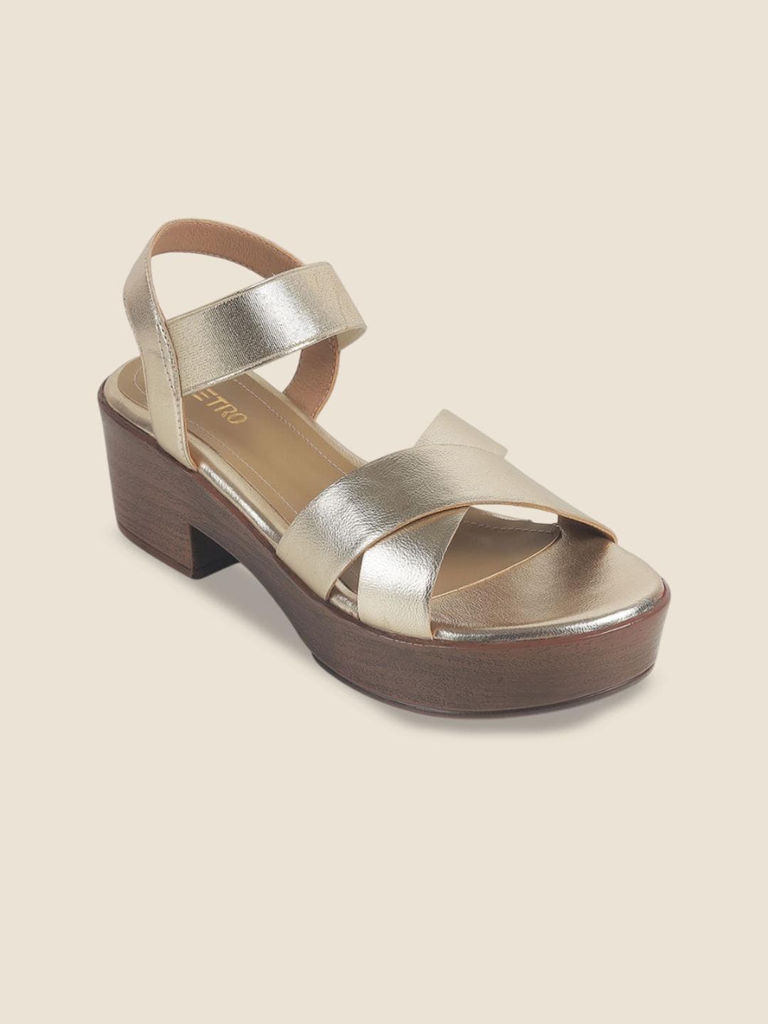 Metro Block Sandals with Buckles