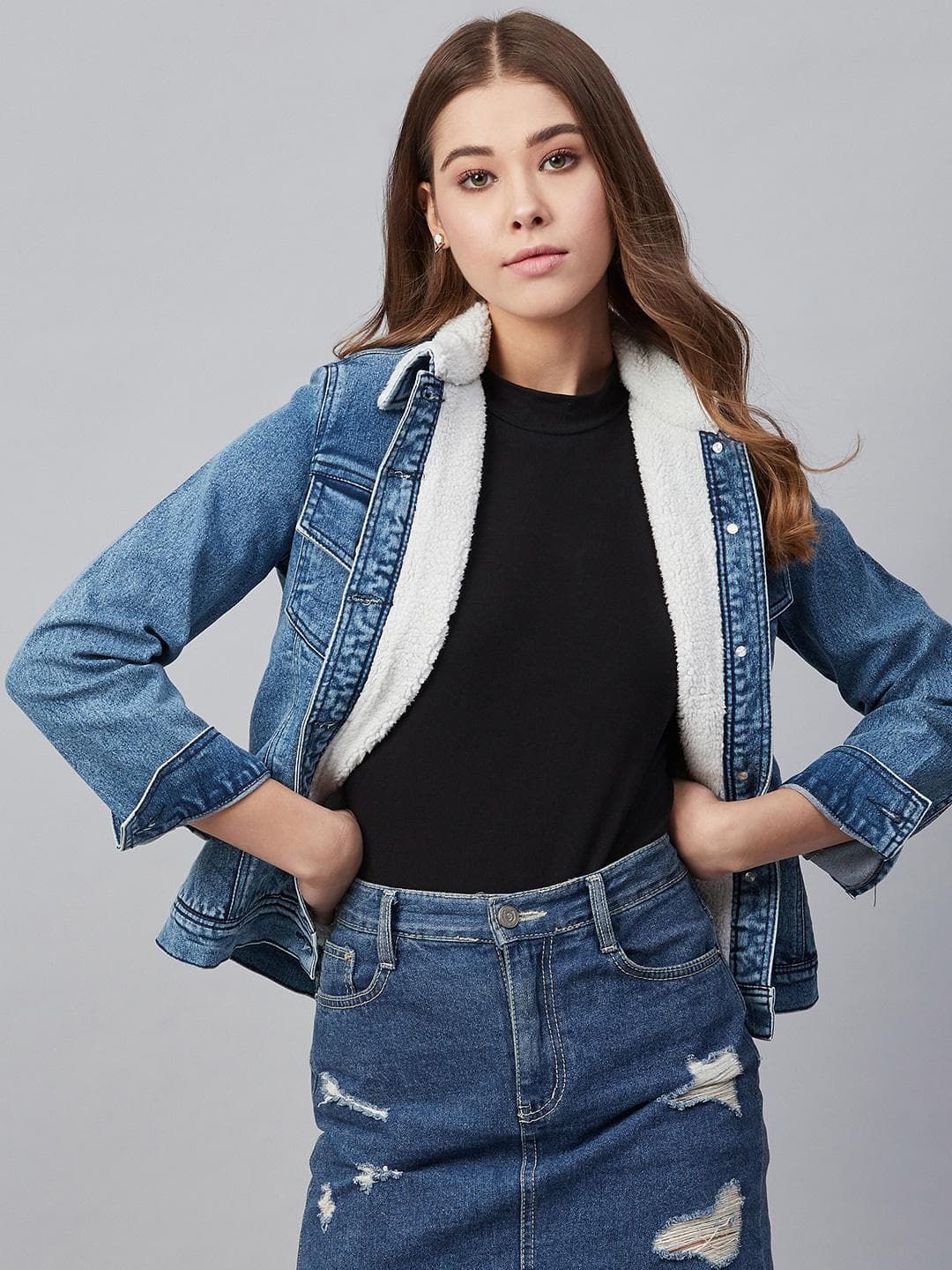 Chemistry Women Lightweight Outdoor Denim Jacket