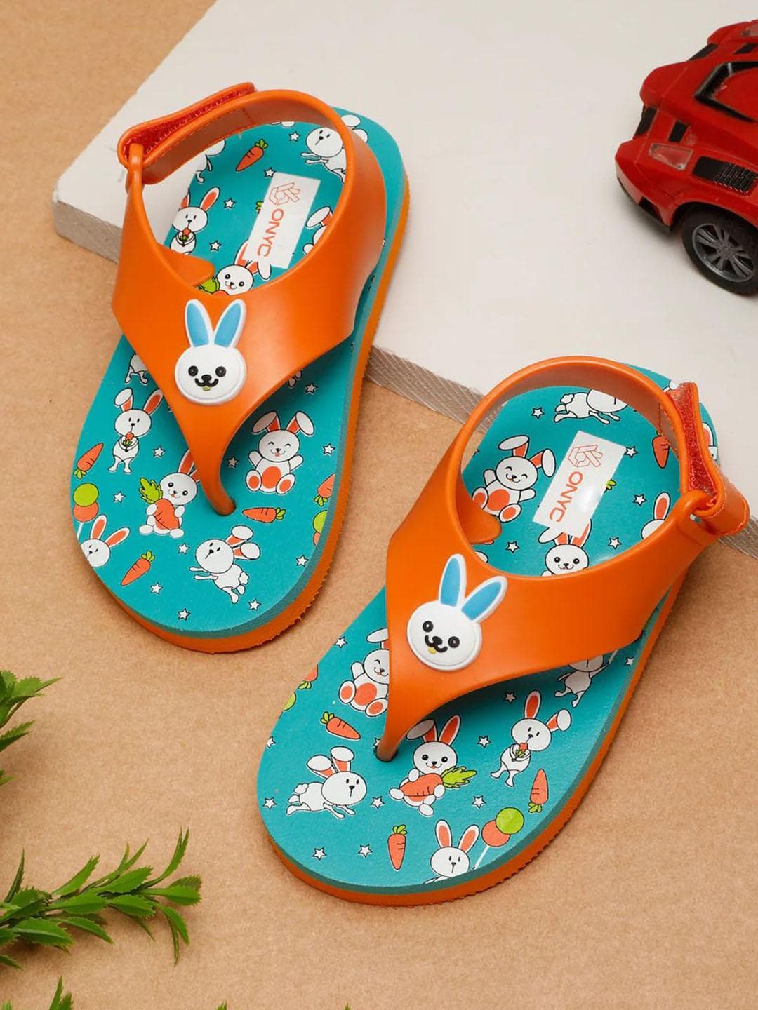 ONYC Kids Premium Bunny Jellies Thong Flip-Flops
