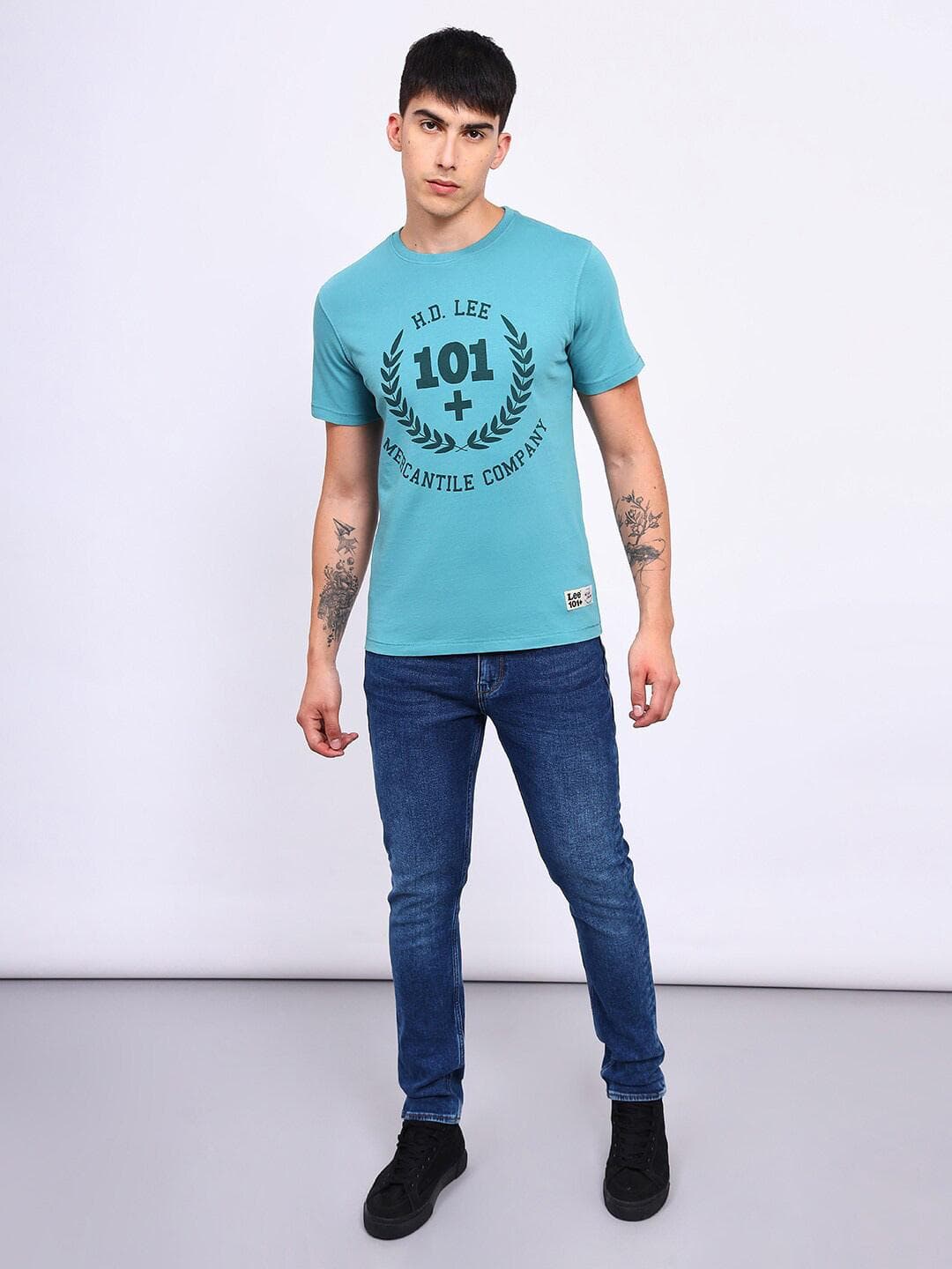 Lee Graphic Printed Cotton T-shirt