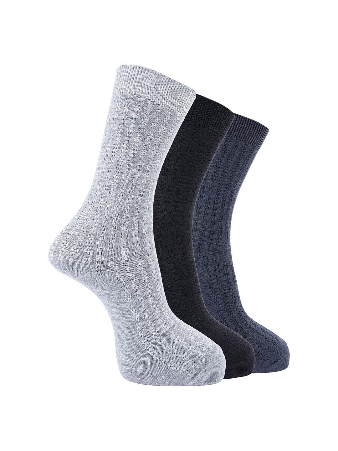 Dollar Men Pack of 3 Free Size Full Length Cotton Socks