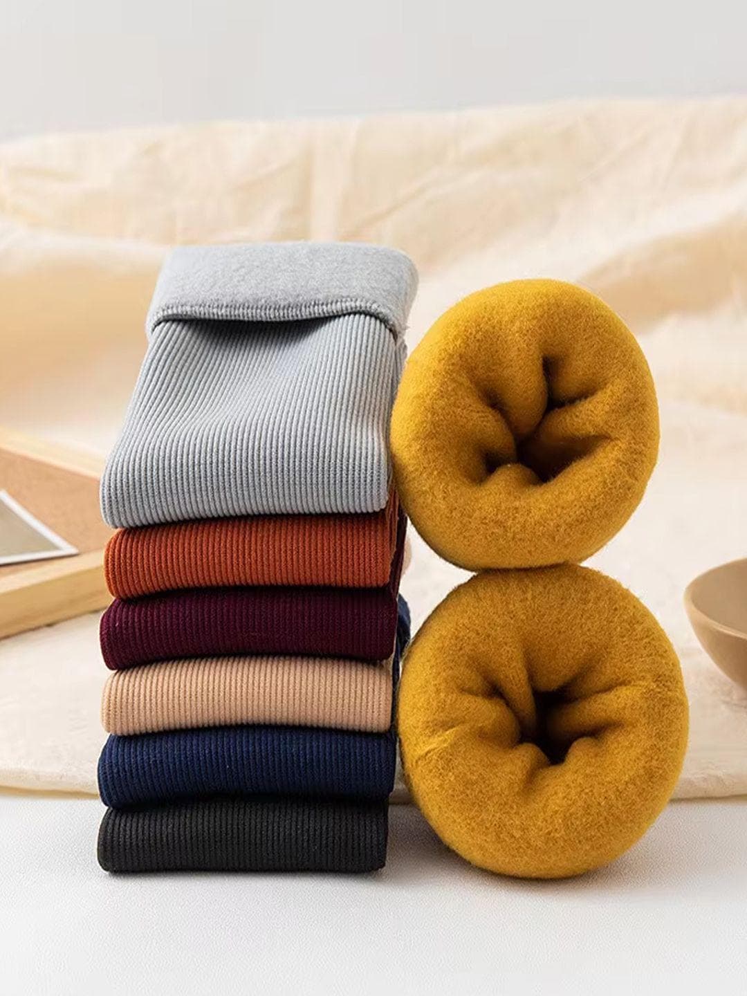 Buy StyFun Women Pack Of 3 Assorted Calf Length Winter Socks - - Accessories for Women