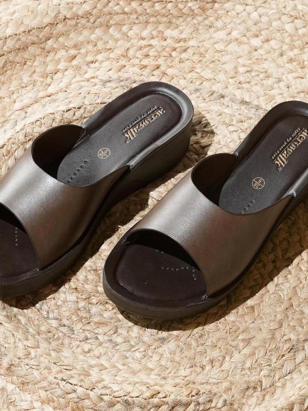 Aerowalk Women PU Platform Sandals