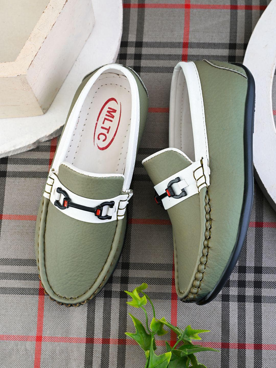 MLTC Boys Round Toe Slip-On Loafers