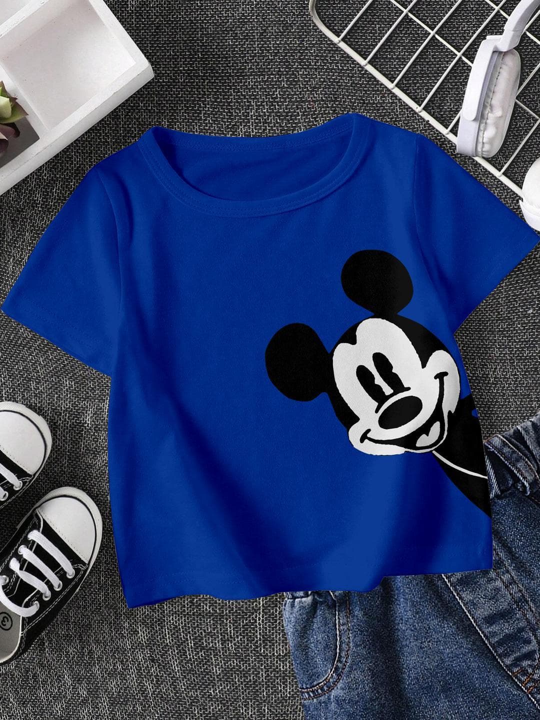 FIONAA TRENDZ Kids Blue Tshirts