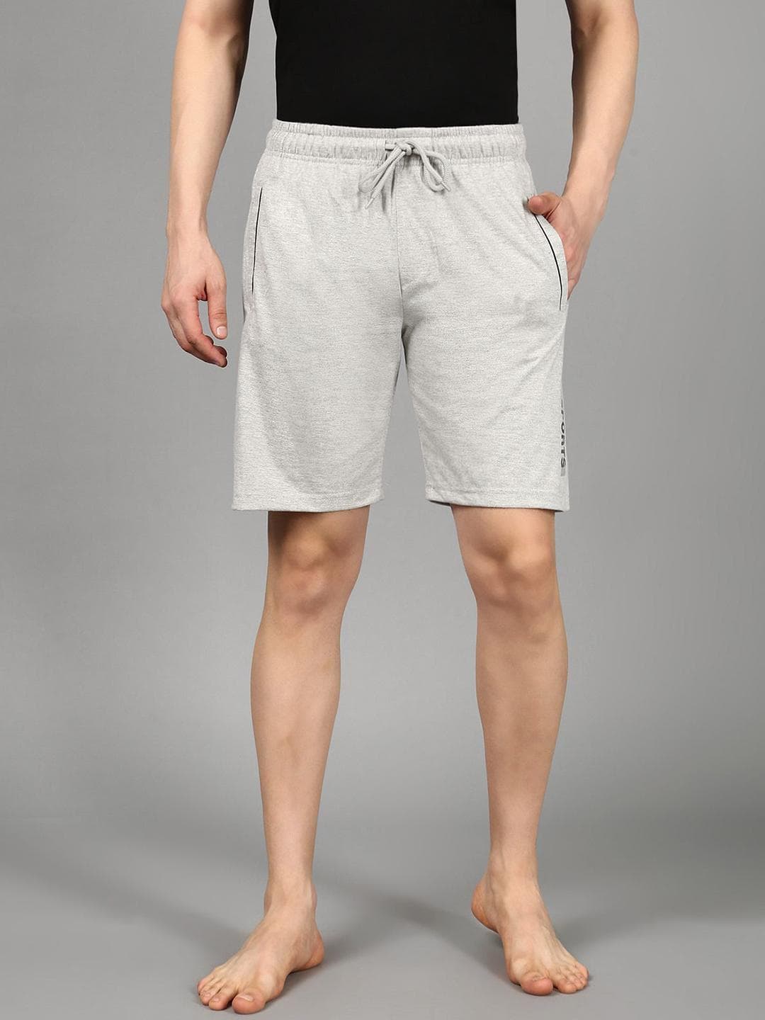 The Roadster Lifestyle Co. Men Mid-Rise Pure Cotton Lounge Shorts