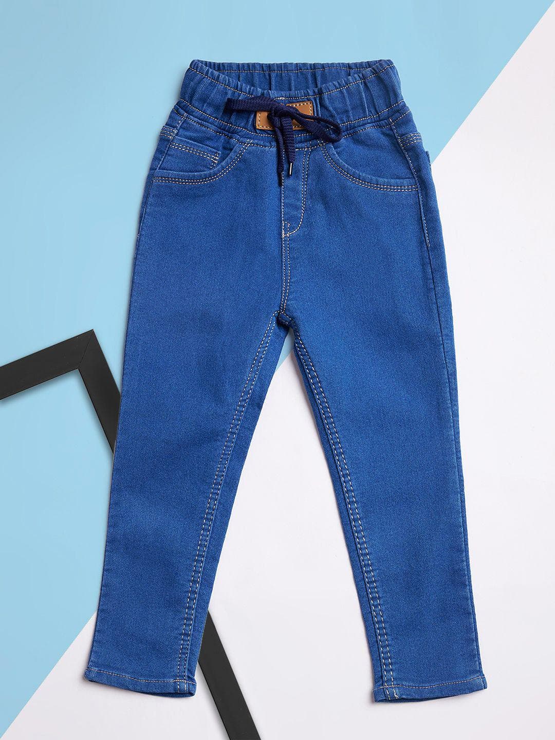 Killer Boys Slim Fit High-Rise No Fade Clean Look Stretchable Jeans
