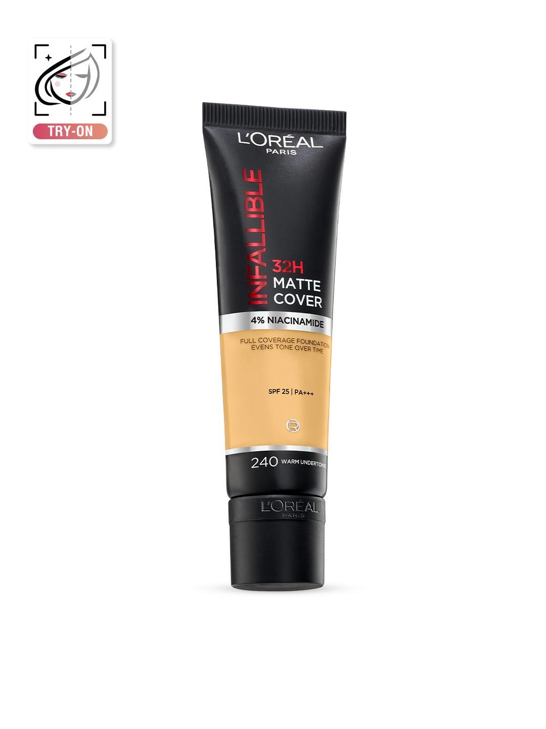 Buy LOreal Paris Infallible 32H Matte Cover Liquid Foundation 30ml Warm Undertone 240 - - Personal Care for Women
