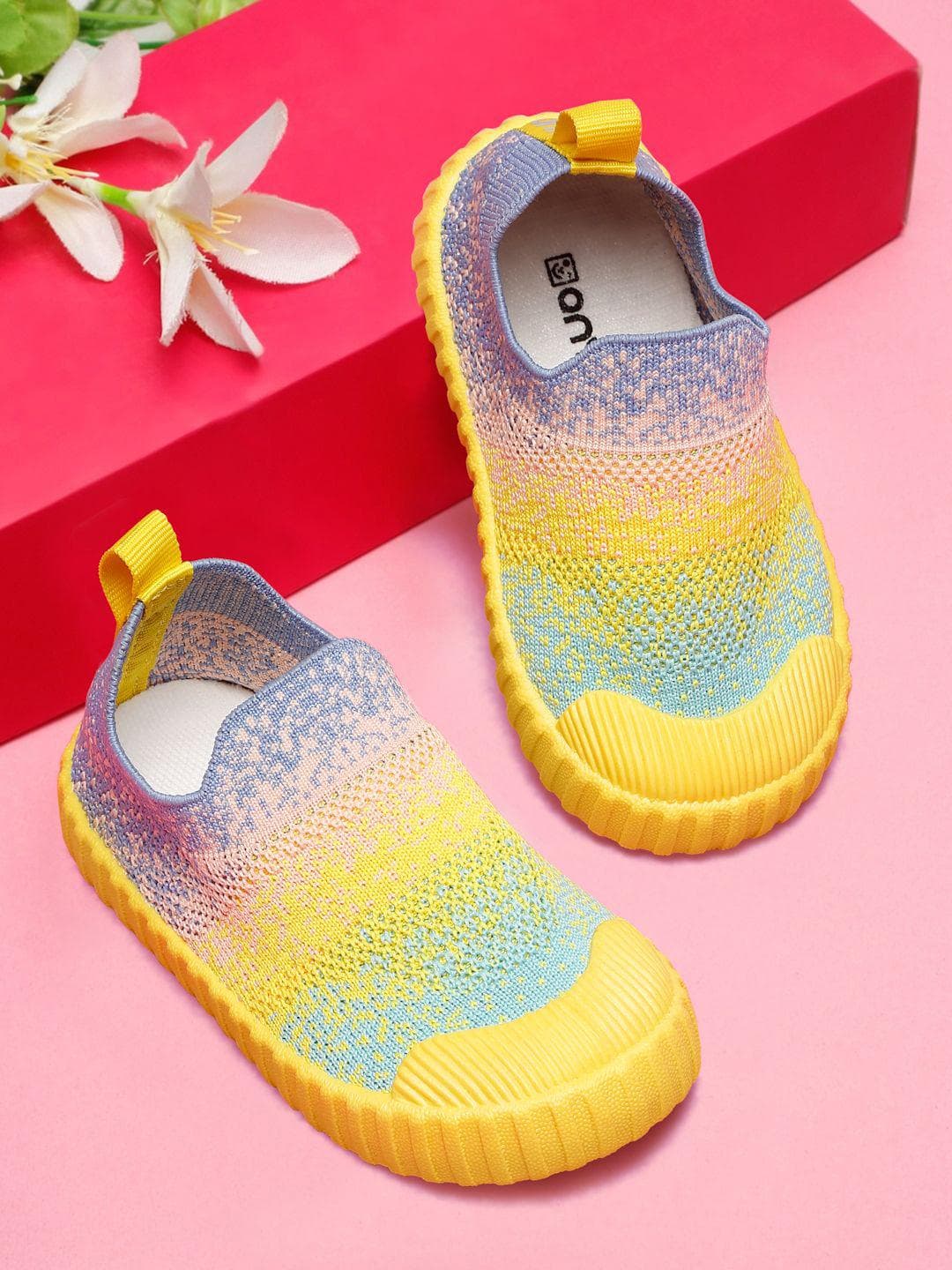 ONYC Toddlers First Steps Slip-On Sneakers for Boys and Girls