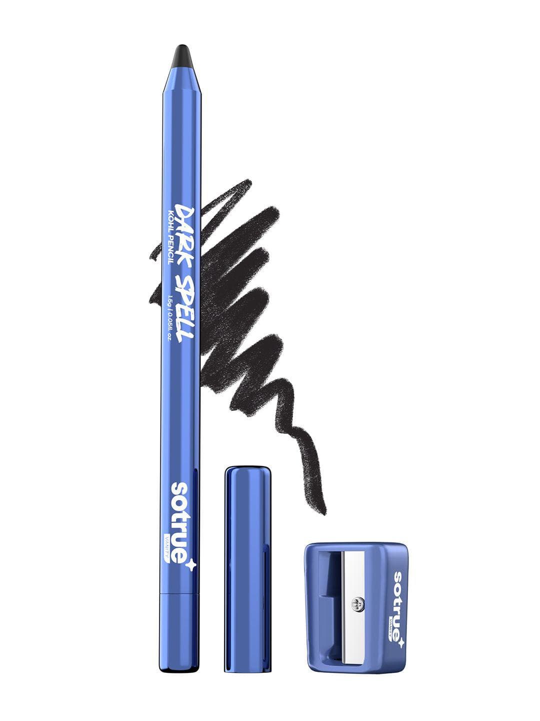 Buy SOTRUE Dark Spell Kohl Kajal Pencil With Sharpener 1.5 G Black - - Personal Care for Women