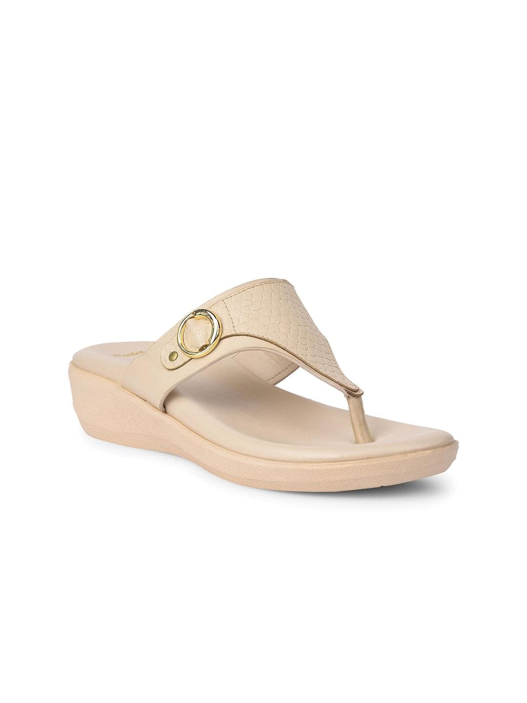 Bata Women Open Toe Wedge Heel Sandals