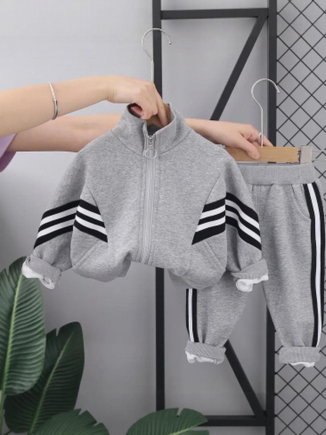 YK Kids Grey Clothing Set