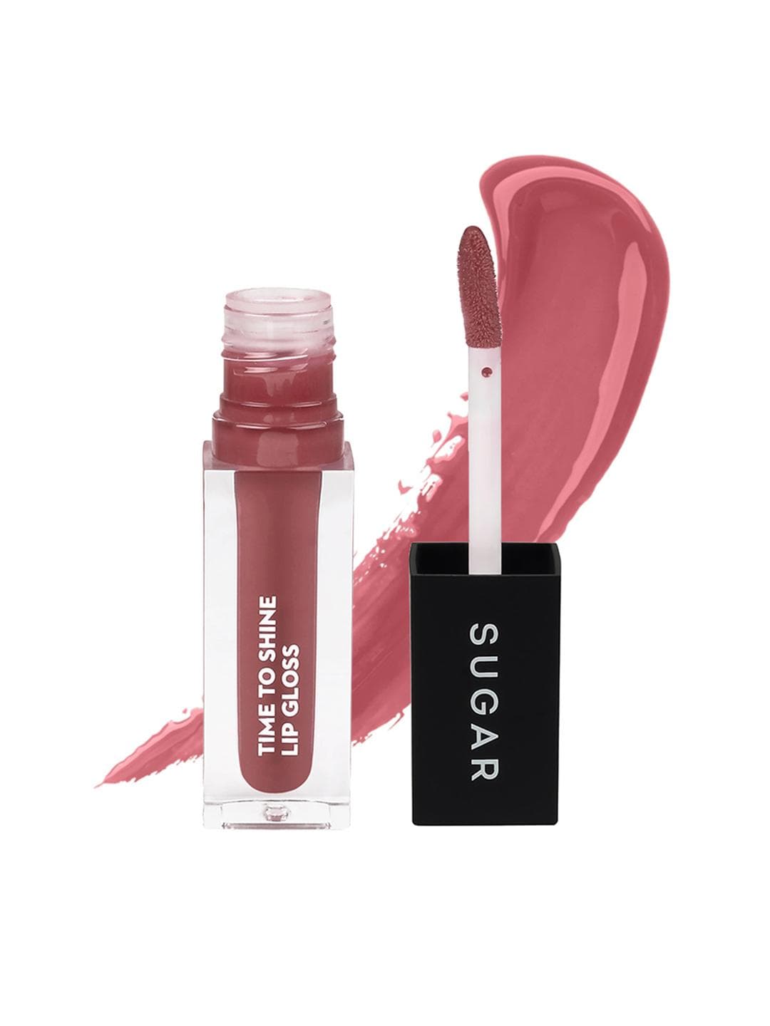 Buy SUGAR Time To Shine Lip Gloss With Jojoba Oil 4.5 Ml Velma Pinkley 02 - - Personal Care for Women