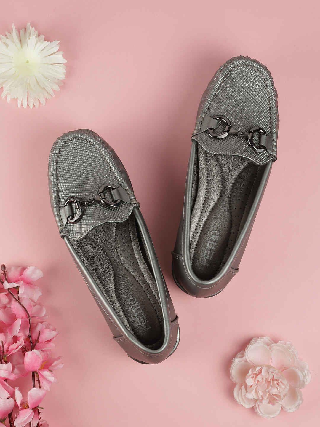 Metro Women Slip-On Round Toe Loafers