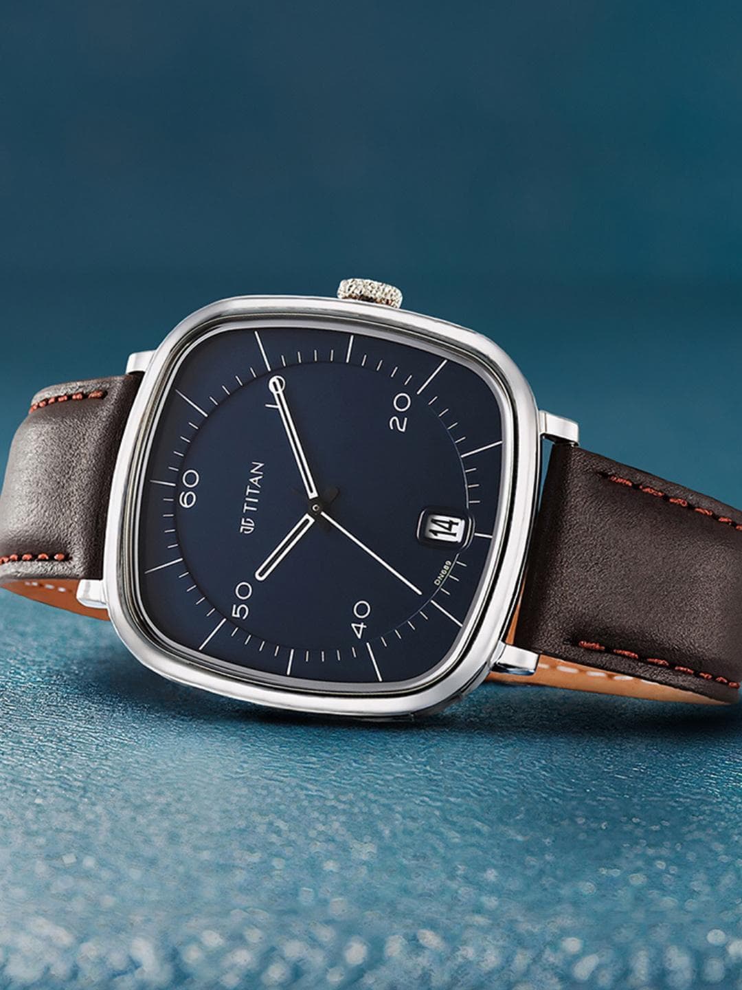 Titan Neo Curve Quartz Analog With Blue Dial Watch For Men - Nt1885sl03