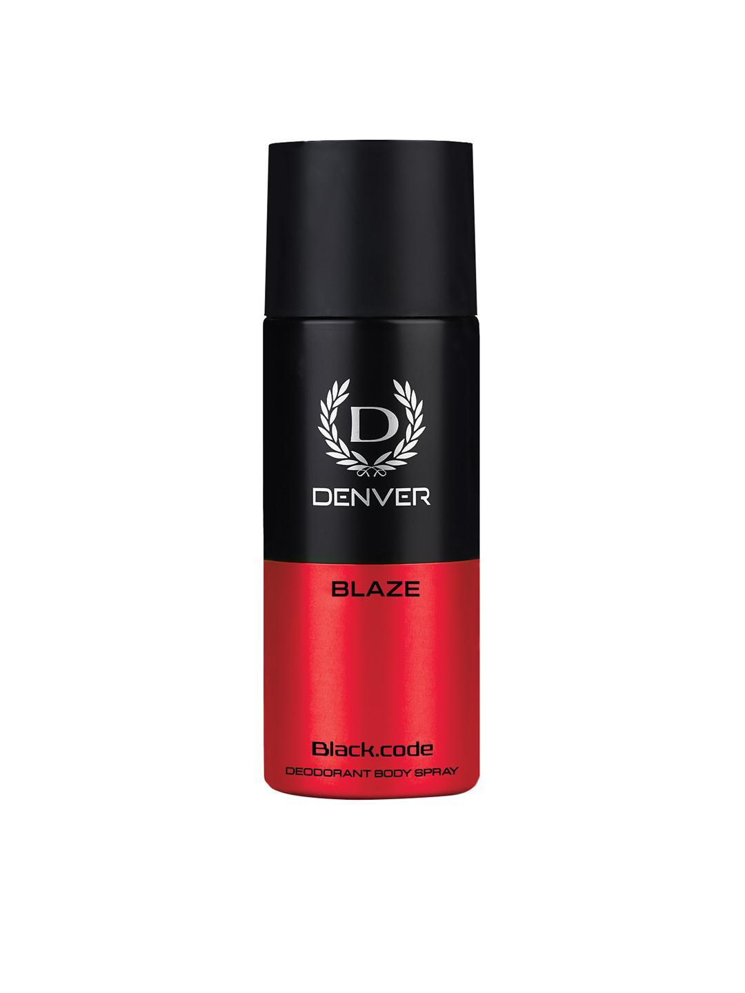 Buy Denver Men Black.Code Blaze Long Lasting Deodorant Body Spray 150ml - - Personal Care for Men