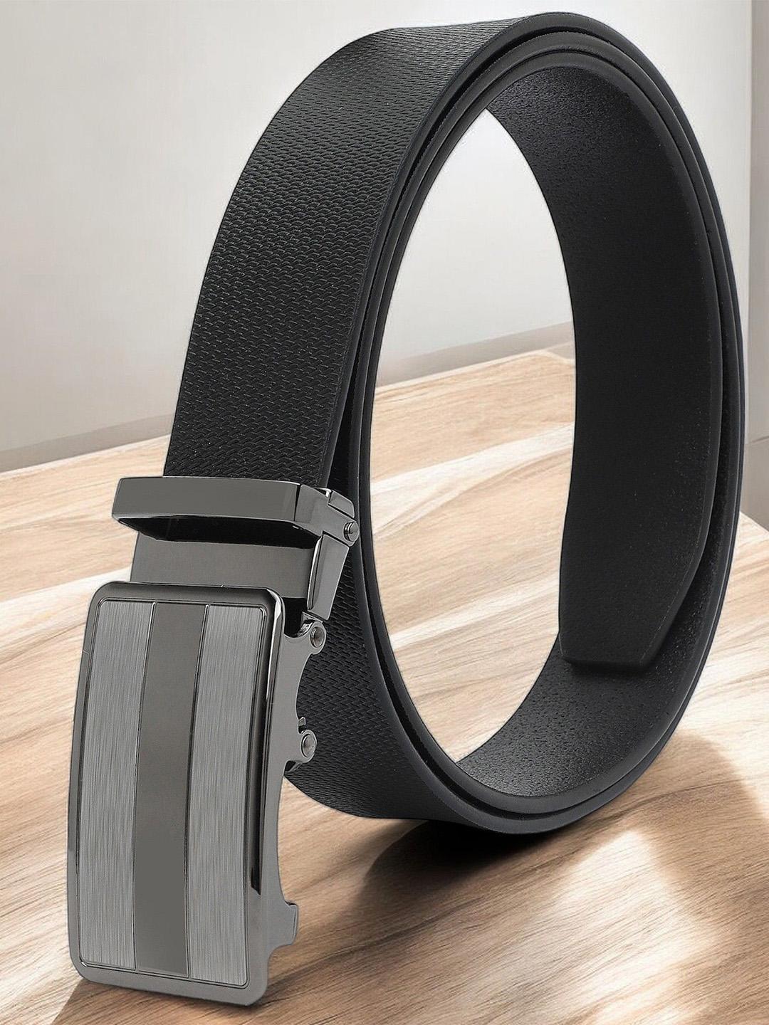 Buy The Roadster Lifestyle Co Men Textured Genuine Leather Formal Belt - - Accessories for Men