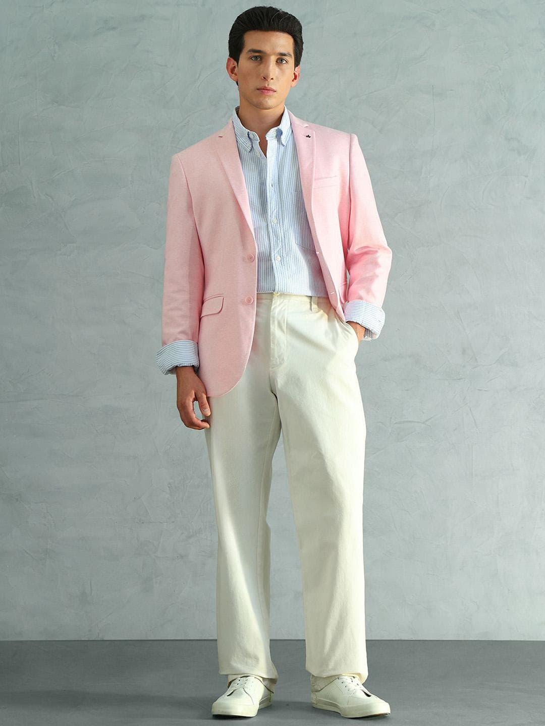Arrow Men Slim Fit Smart Knit Blazer