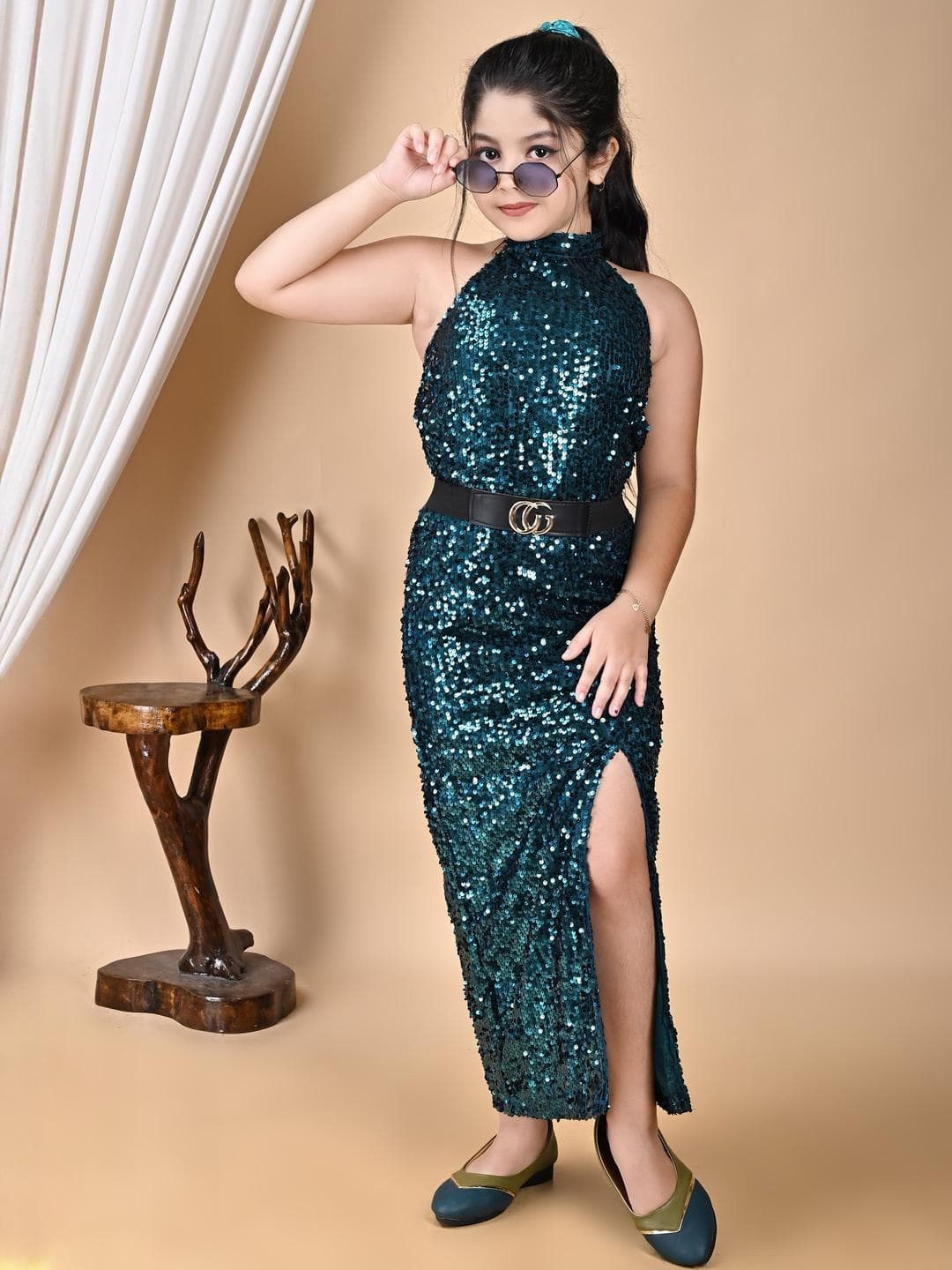 SPAMitude Embellished Bodycon Maxi Dress