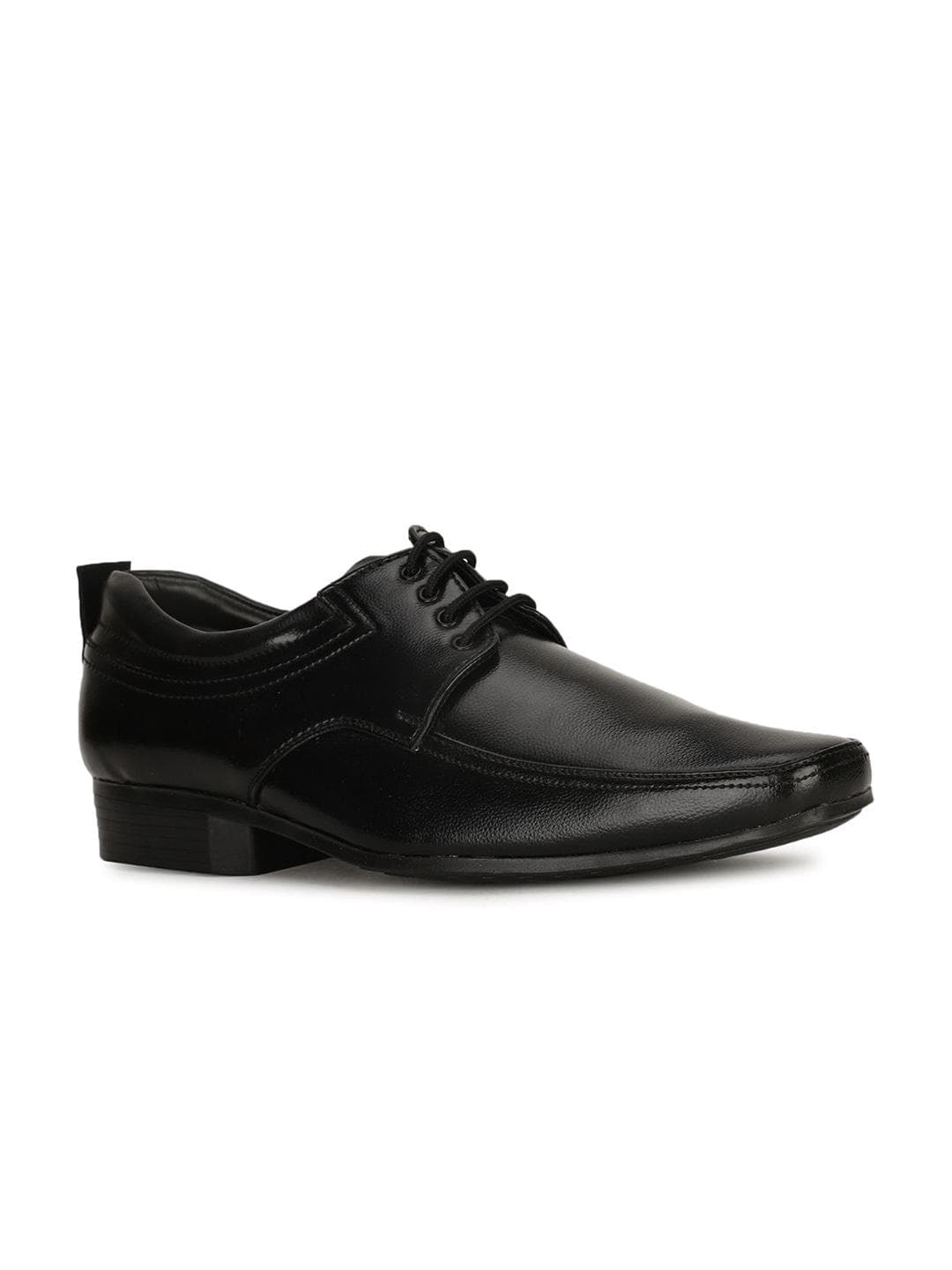 Bata Men Round Toe Textured Formal Derbys