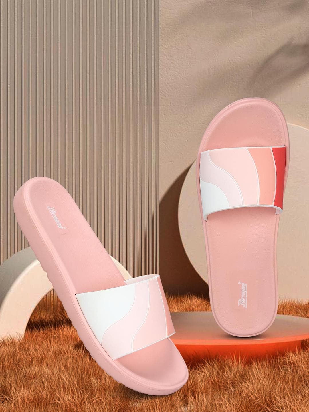 Paragon Women Solid Regular Sliders