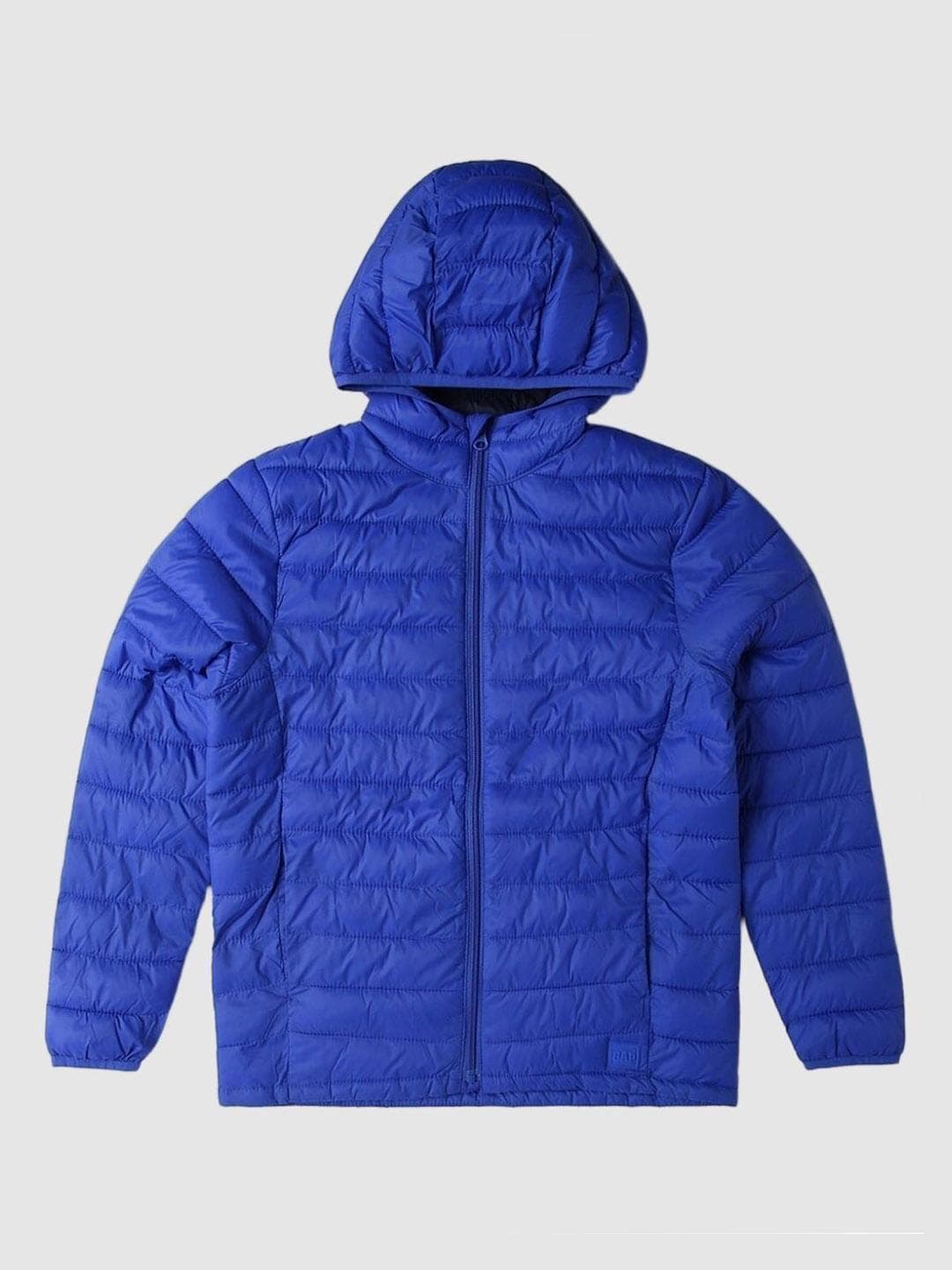 GAP Boys Zip-Front Hooded Puffer Jacket