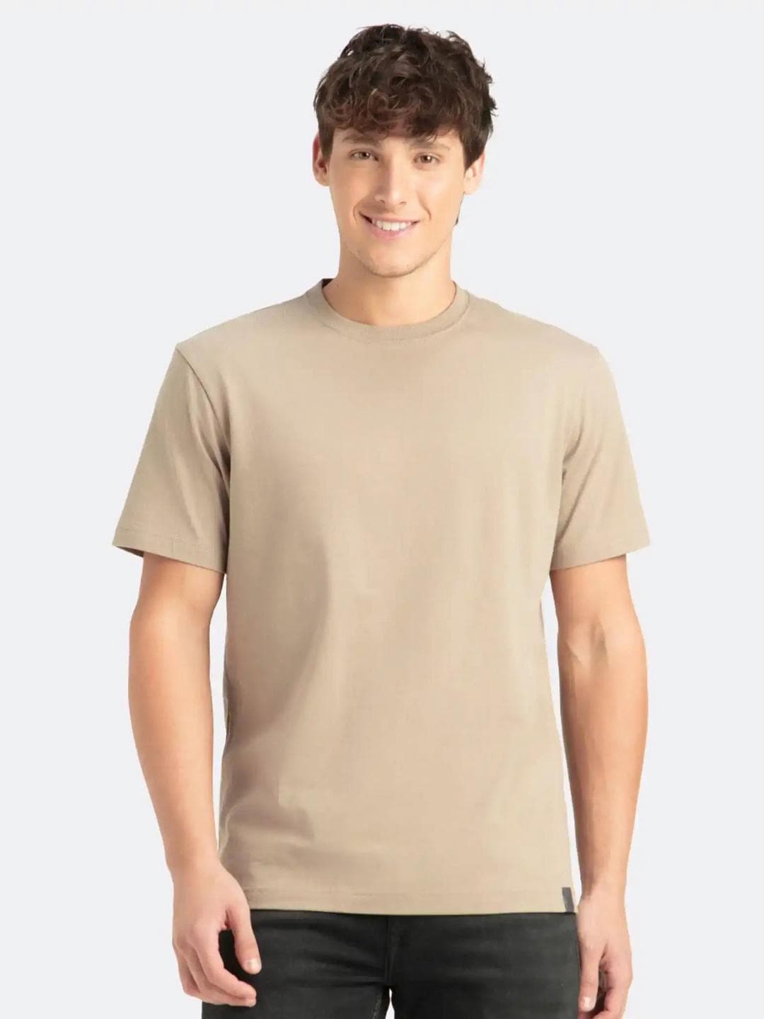 Jockey Super Combed Cotton Rich Round Neck Half Sleeve Tshirt-2714