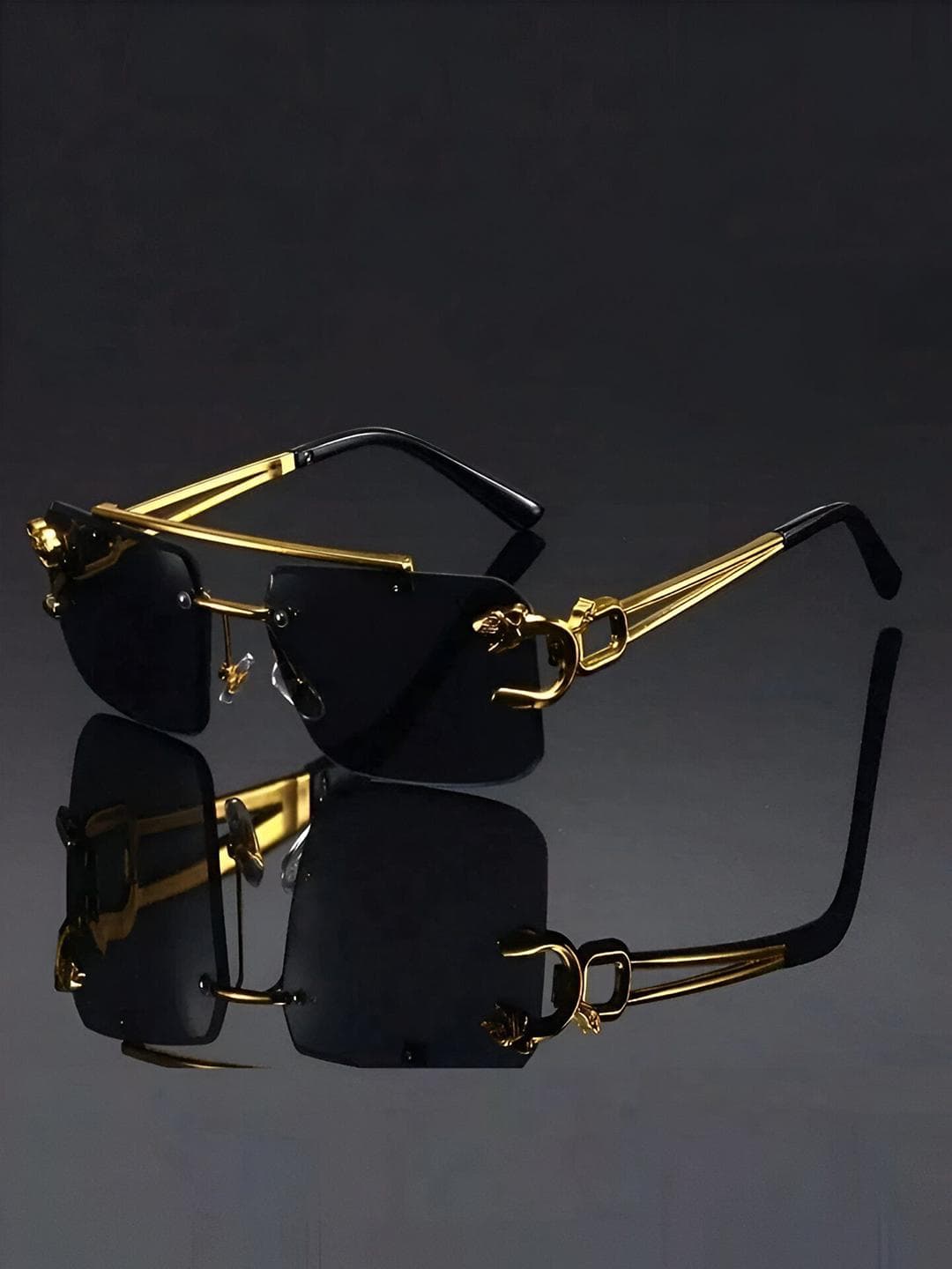 Buy FUNGLASSES Unisex Square Sunglasses With UV Protected Lens - - Accessories for Unisex