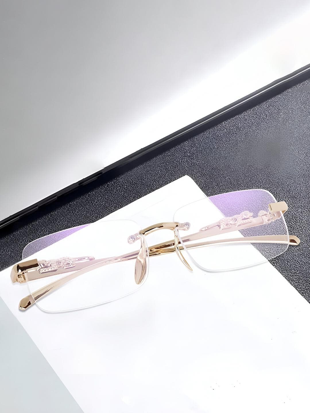 Buy FUNGLASSES Unisex Rectangle Sunglasses - - Accessories for Unisex