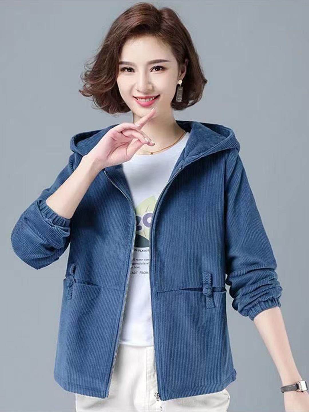 The Roadster Lifestyle Co Self Design Hooded Jacket