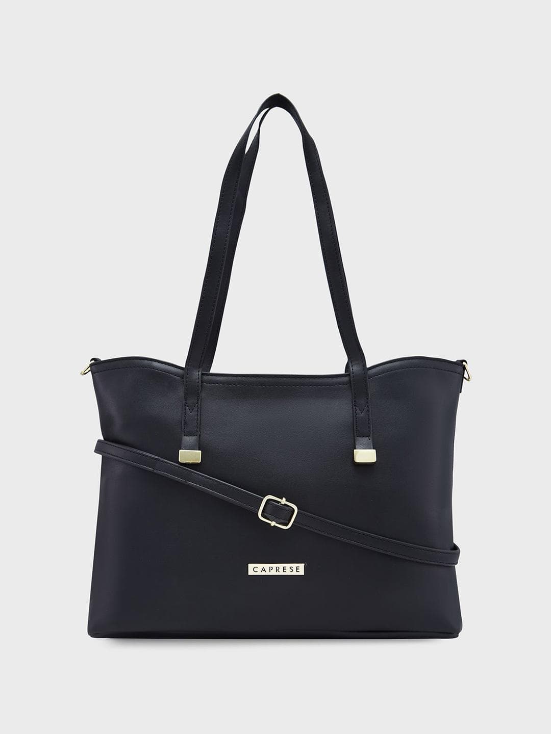 Buy Caprese Shyla Women Black Large Tote Bag - - Accessories for Women