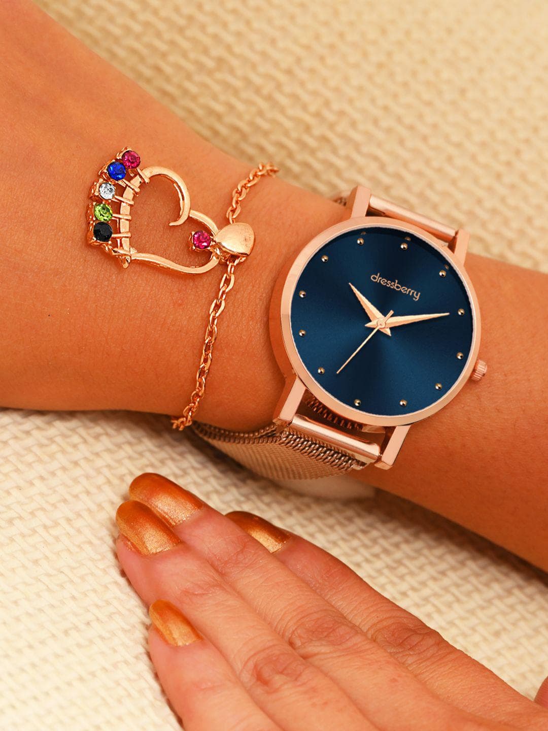 Dressberry Women Watches Gift Set
