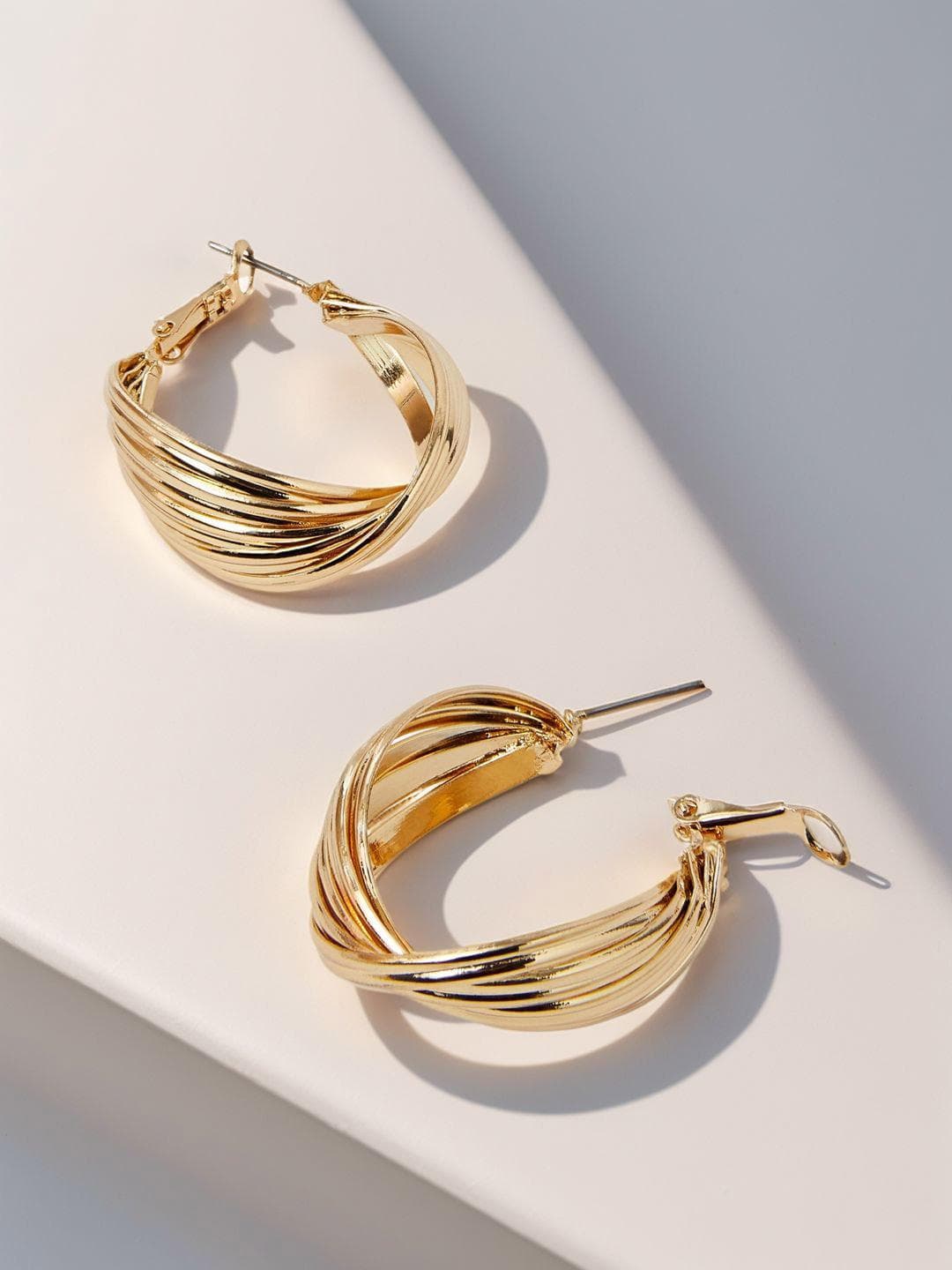 Accessorize Circular Half Hoop Earrings