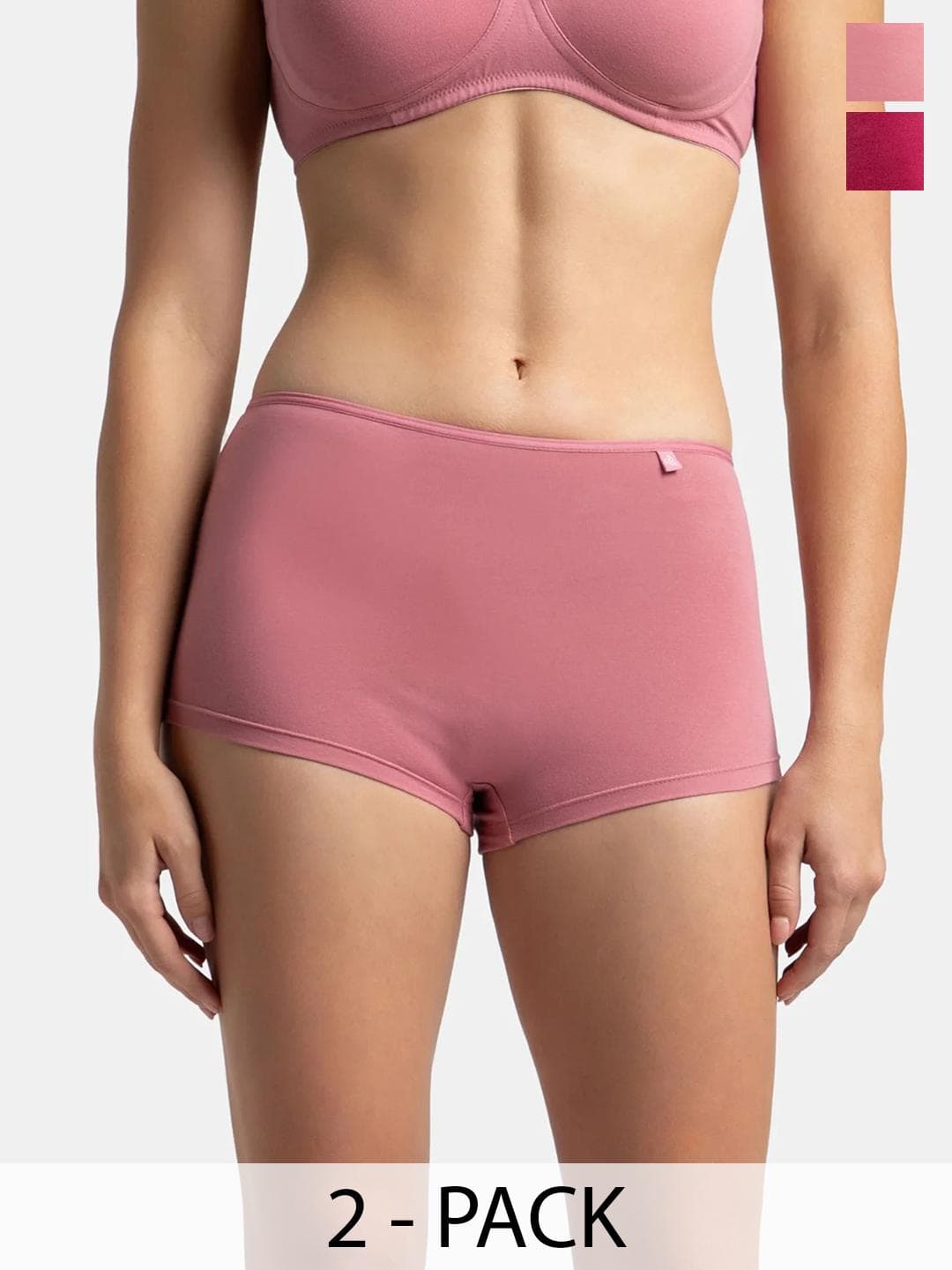 Buy Jockey Pack Of 2 High Coverage Super Combed Cotton Boy Leg With StayFresh Treatment SS04 - - Apparel for Women