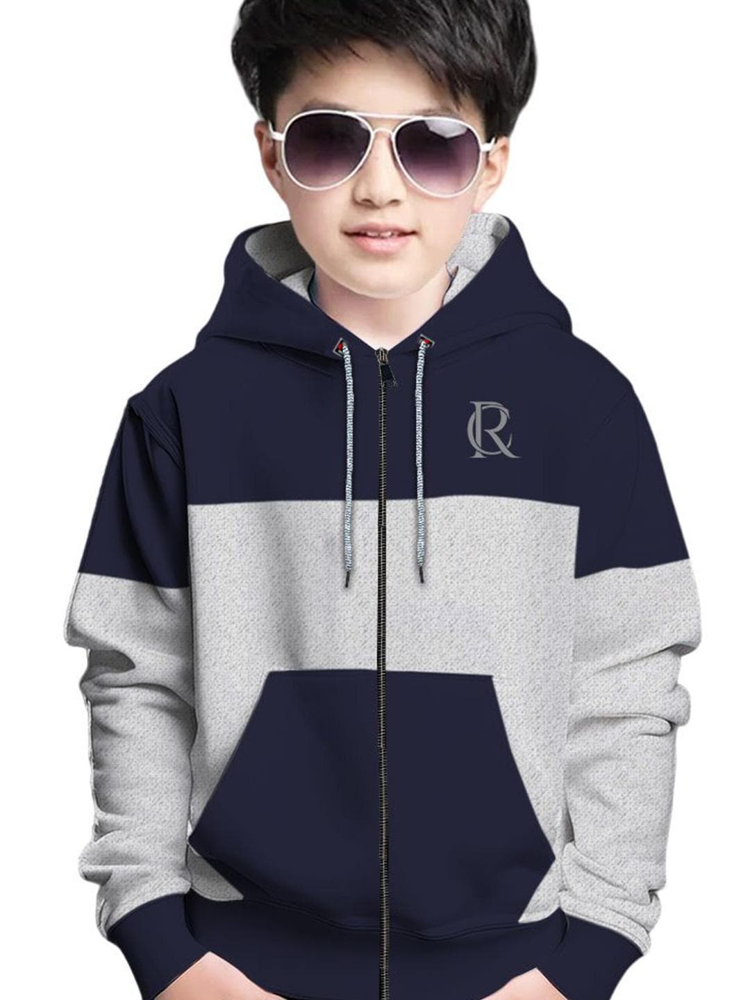 MYEONN Boys Printed Hooded Sweatshirt