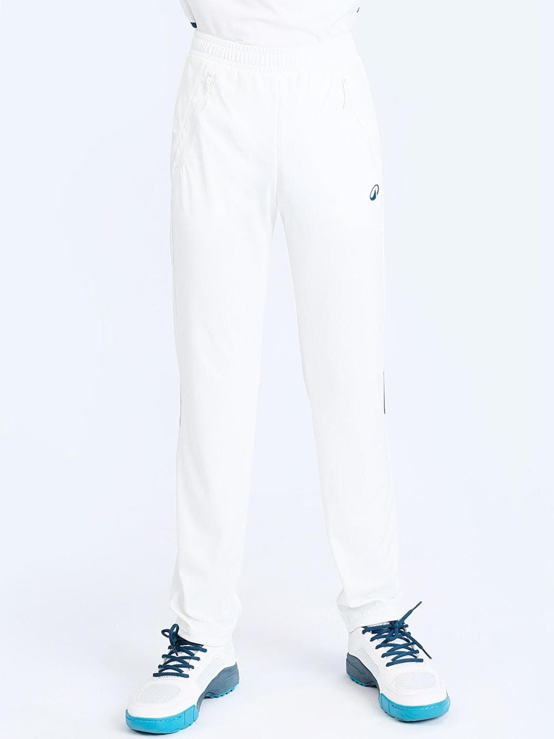 Decathlon Kids White CTS500 Easy Maintenance Cricket Track Pants
