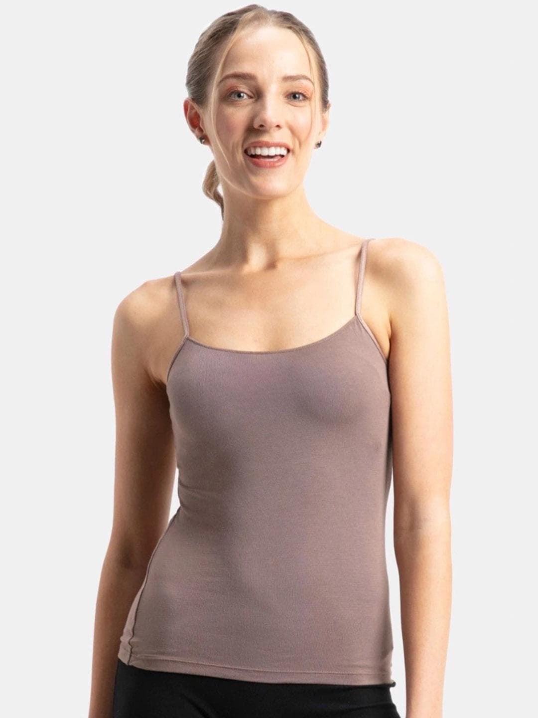 Jockey Micro Modal Camisole with Adjustable Straps and StayFresh Treatment-1805